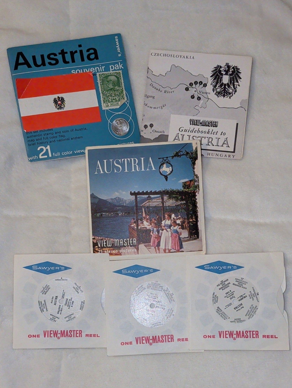 Vintage Austria Souvenir Reel Set - 21 Pictures